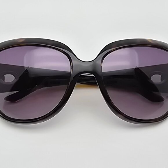 Christian Dior Precieuse Havana Rhinestone Frame Brown Gradient Lens Sunglasses - Picture 13 of 15